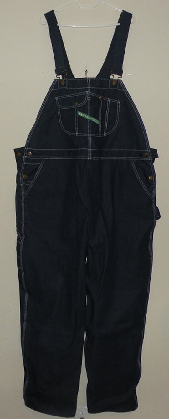 Key Imperial Aristocrat Men’s 48 x 34 Denim Bib Overalls Blue Cotton Carpenter